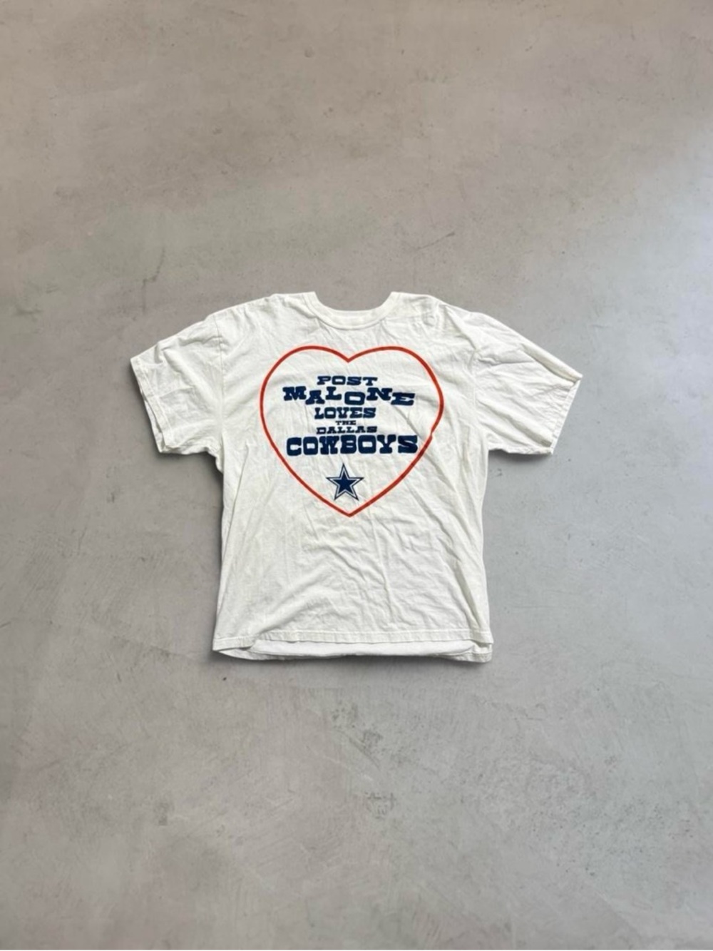 Post Malone x Dallas Cowboys Limited Edition Rare Graphic Tee